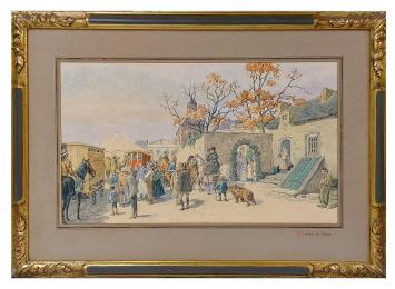 Aquarel uit 1926 kopen van Amédée Lynen