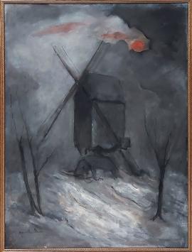 Schilderij van de Belgische kunstenares Marcelle Blum