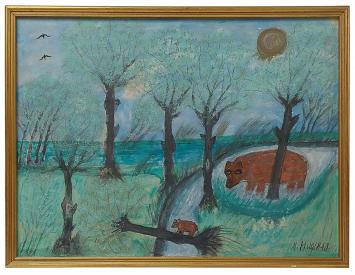 schilderij van de Belgische kunstenaar Maurits Huysman kopen