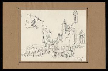 Pentekening van Maurice Pauwaert