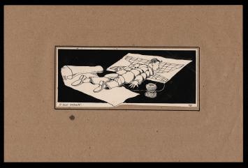 Tekening van Maurice Pauwaert