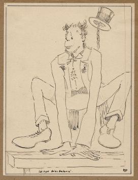 Grafisch kunstwerk van de Belgische kunstenaar Maurice Pauwaert