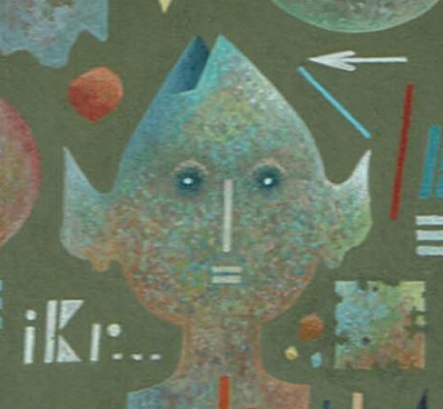 Abstract Miniatuurtje Maastricht Mei 1974