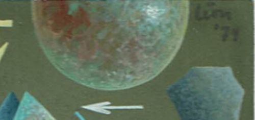 Abstract Miniatuurtje Maastricht Mei 1974