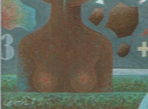 Abstract Miniatuurtje Maastricht November 1973