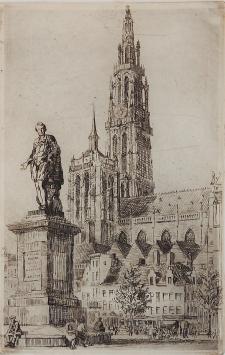 Genummerde ets van Malfliet kopen