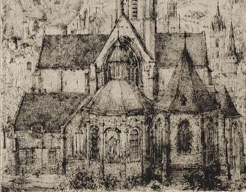 Belgische etser en tekenaar Romain Malfliet