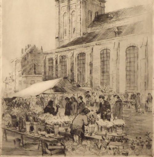 Belgian etcher Romain Malfliet