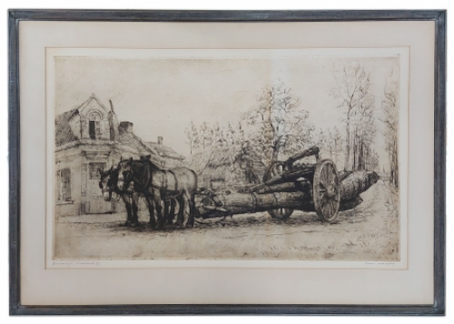 Ets van de Belgische kunstenaar Romain Malfliet