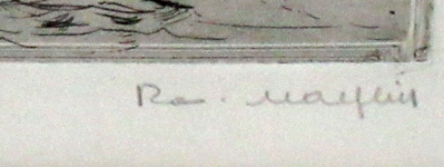 Een ets van Malfliet, een Antwerpse etser