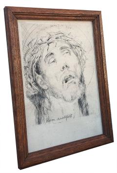 Consoummatum Est (op textiel gedrukt)