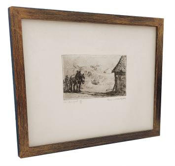 Belgische etser en tekenaar Romain Malfliet