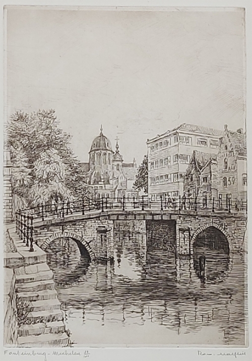 Ets van R. Malfliet kopen met als titel Fonteinbrug Mechelen