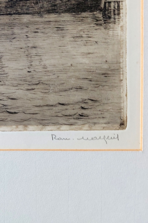 Belgische etser en tekenaar Romain Malfliet