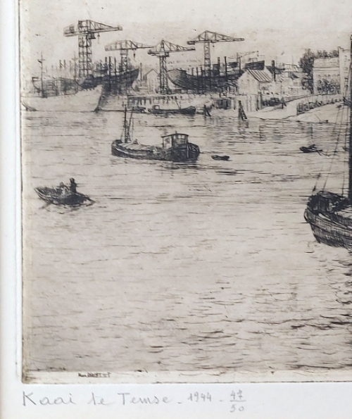 Een ets van Malfliet, een Antwerpse kunstenaar