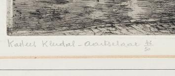 Belgische etser en tekenaar Romain Malfliet