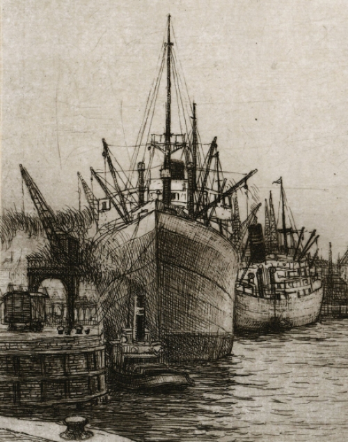 Belgische etser en tekenaar Romain Malfliet