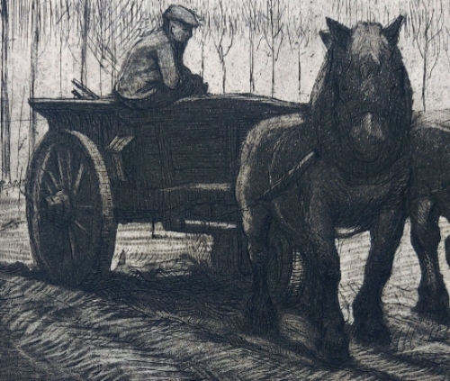 Belgische etser en tekenaar Romain Malfliet