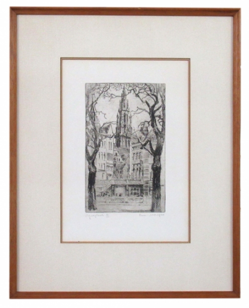 Ets van de Belgische kunstenaar Romain Malfliet