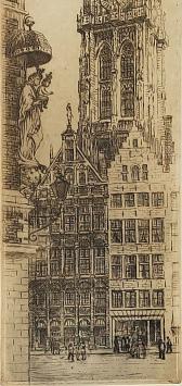 Belgische etser en tekenaar Romain Malfliet