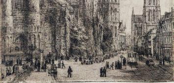 Belgische etser en tekenaar Romain Malfliet