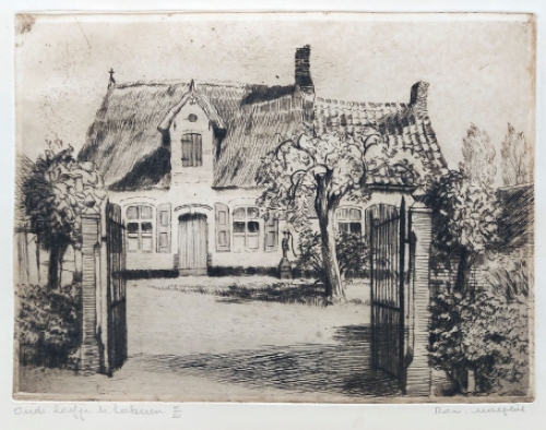 Genummerde ets van Malfliet kopen