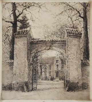 Gesigneerde en genummerde ets van Malfliet kopen