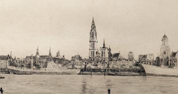 Belgische etser en tekenaar Romain Malfliet