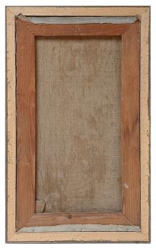 Naakt languit liggend op wit laken – Olie op doek – Romain Malfliet – 20e eeuw