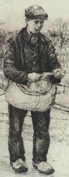 Romain Malfliet met een ets van een spinner