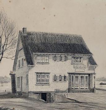 Romain Malfliet met een potloodtekening