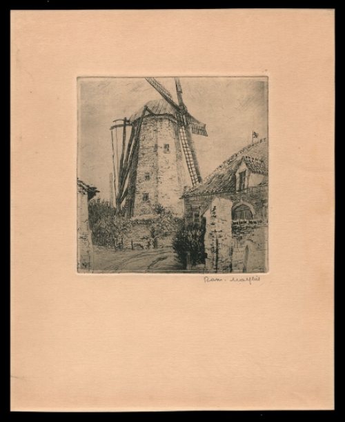 Ets van de Belgische kunstenaar Romain Malfliet