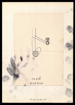 Kunstwerk op papier van de Belgische kunstenaar Werner Mannaers kopen