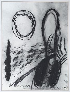 Kunstwerk uit 1990 van de Belgische kunstenaar Werner Mannaers