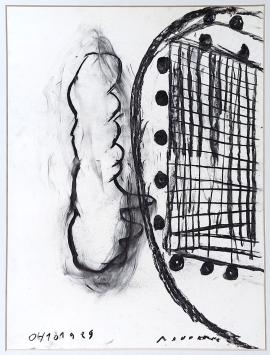 Kunstwerk uit 1989 van de Belgische kunstenaar Werner Mannaers