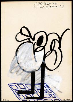 Kunstwerk op papier van de Belgische kunstenaar Werner Mannaers kopen