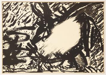 Kunstwerk uit 1989 van de Belgische kunstenaar Werner Mannaers