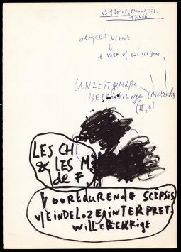 Kunstwerk op papier van de Belgische kunstenaar Werner Mannaers kopen