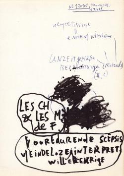 Kunstwerk uit 2008 van de Belgische kunstenaar Werner Mannaers