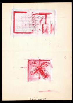 Kunstwerk op papier van de Belgische kunstenaar Werner Mannaers kopen