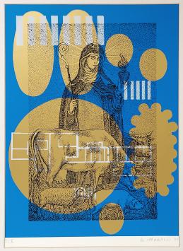 Kunstwerk uit 1991 van de Belgische kunstenaar Werner Mannaers