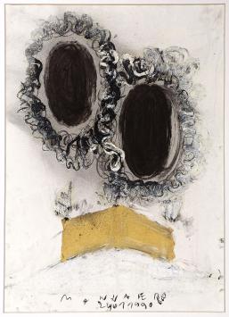 Kunstwerk uit 1990 van de Belgische kunstenaar Werner Mannaers