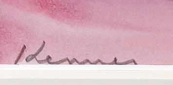 Aquarel van de Belgische kunstenaar Marc Kennes