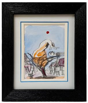 Een tekening van Marc Kennes