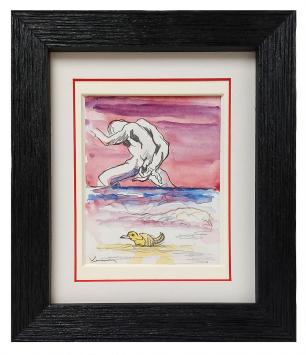 Een tekening van Marc Kennes