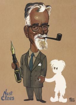 Gesigneerd kunstwerkje van Marc Sleen