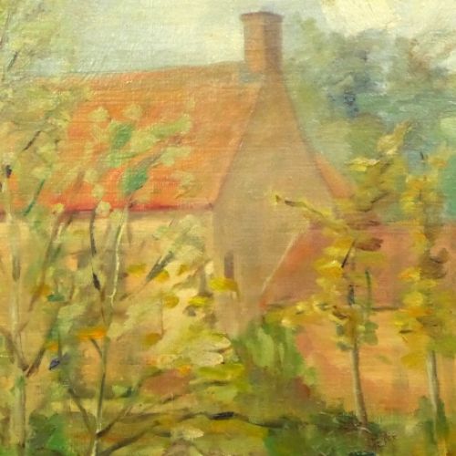 M. van den plas artist Belge