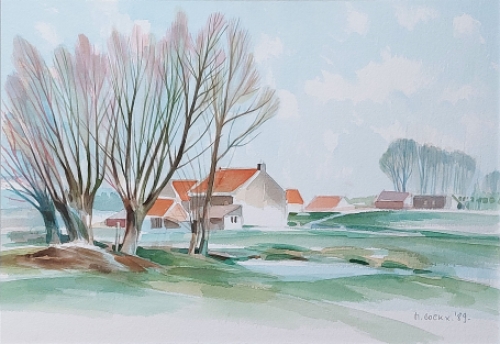 Waterverfschilderij kopen van Marcel Cockx