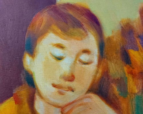 kunstenaar Marcel Cockx, gesigneerd schilderij