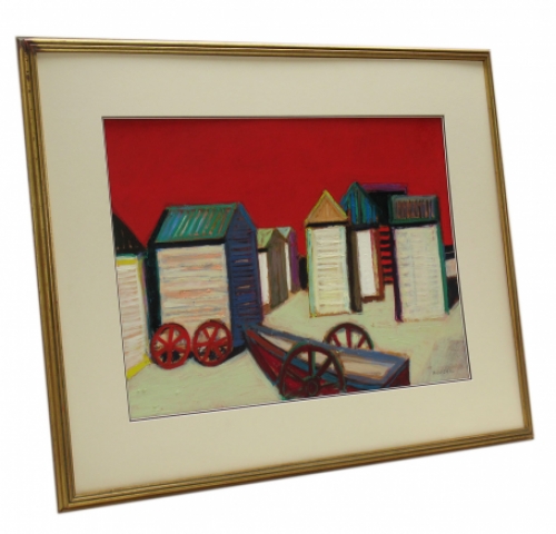 expressionistisch schilderij van Marcel Cockx